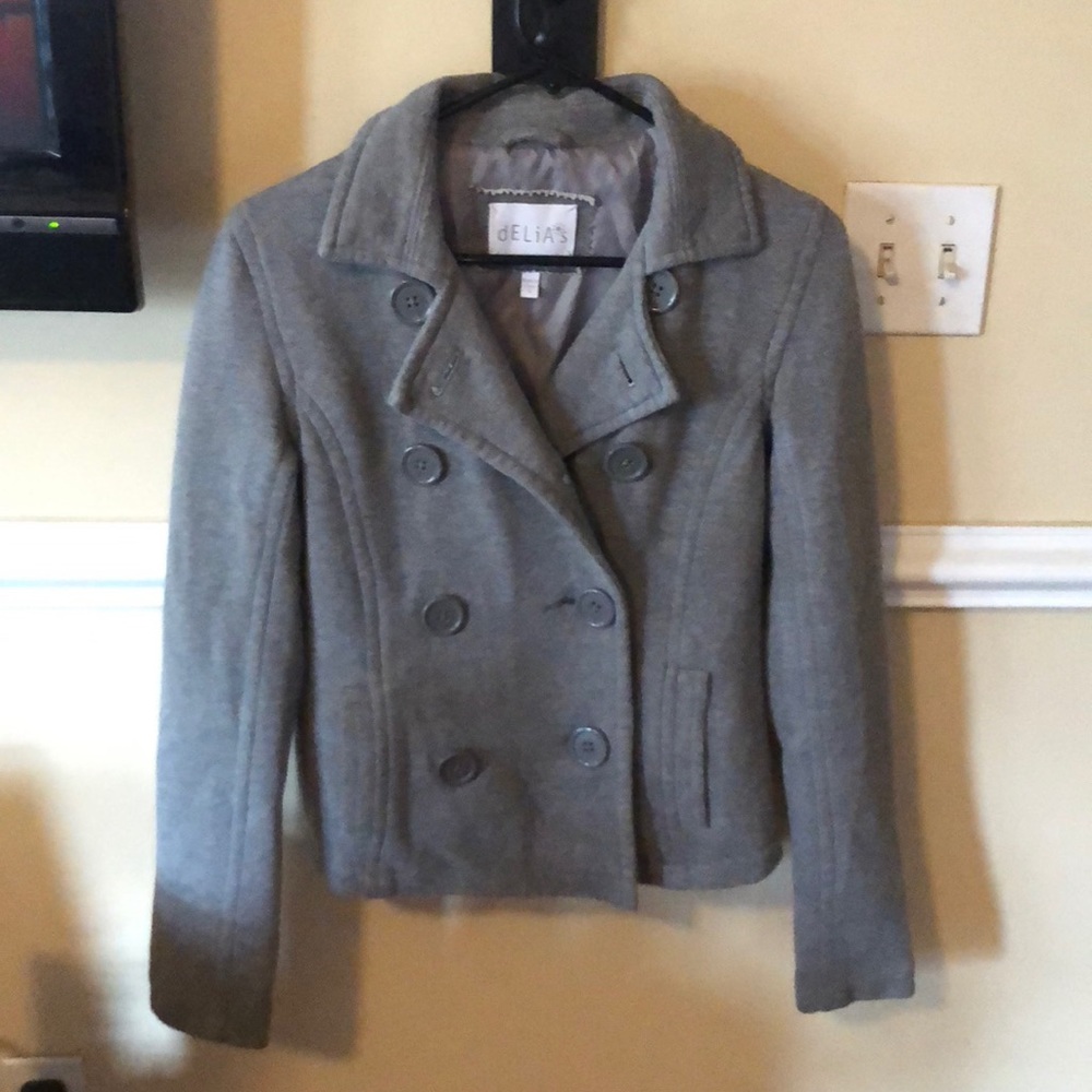 Gray coat